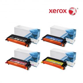  Xerox 106R01395-Black|106R01392-Cyan|106R01394-Yellow|106R01393-Magenta 1 Set Toner Cartridge Standard For  Xerox Phaser 6280DN, Xerox Phaser 6280N