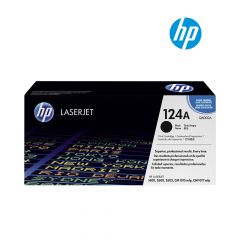 HP 124A (Q6000A) Black Original LaserJet Toner Cartridge For HP Color LaserJet 1600,2600, 2600n, 2605, 2605dn, 2605dtn, CM1015 MFP, CM1017 MFP Printers