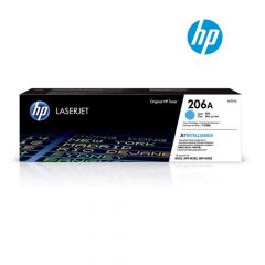 HP 206A Cyan Toner Cartridge (W2111A) For HP Color LaserJet Pro M255dw, M283fdw, M283cdw Printers