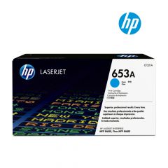 HP 653A (CF321A) Cyan Original Laserjet Toner Cartridge For HP Color LaserJet Enterprise Flow MFP M680z,  M651dn, M651n, M651xh, MFP M680dn, MFP M680f Printers