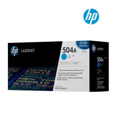 HP 504A (CE251A) Cyan Original Laserjet Toner Cartridge For HP Color LaserJet CM3530, CM3530fs, CP3525dn, CP3525dn, CP3525n Printers