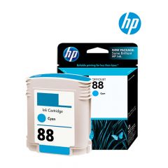 HP 88 Cyan Ink Cartridge (C9386A) for HP Officejet Pro K5400, K5400dn, K5400dtn, K5400dtwn, K5400n, K550, K550dtn, K550dtwn, K8600, K8600dn, L7480, L7550, L7555, L7570, L7580, L7590, L7680 Printer