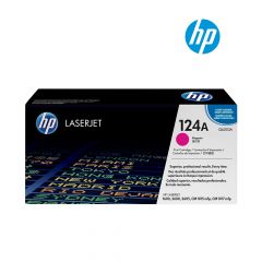 HP 124A (Q6003A) Magenta Original LaserJet Toner Cartridge For HP Color LaserJet 1600,2600, 2600n, 2605, 2605dn, 2605dtn, CM1015 MFP, CM1017 MFP Printers