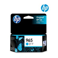 HP 965 Cyan Original Ink Cartridge (3JA77AA) for HP OfficeJet Pro 9010, 9016, 9018, 9018, 9020 All-in-One Printer