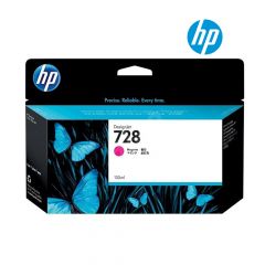 HP 728 130-ml Magenta Ink Cartridge (F9J66A) for HP DesignJet T730 914-mm, T830 24-in, T830 36-in, T830 MFP Printer