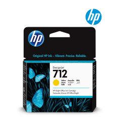 HP 712 Yellow DesignJet Ink Cartridge for HP DesignJet T210, T230, T250, T630, T650 Printer Series