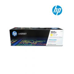 HP 202X (CF502X) High Yield Yellow Original LaserJet Toner Cartridge For HP Color LaserJet Pro M254dw, MFP M281cdw, MFP M281fdw Printers