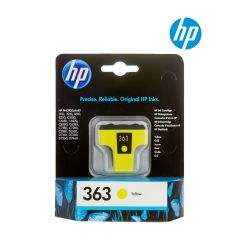 HP 363 Yellow Ink Cartridge (C8773EE) for HP DeskJet F2180, F380, F4180, PhotoSmart 2613, 3210, 3310, C4180, C4280, C5180, C5280, C6180, C6280,C7180, C7280, C8180, D6160, D7160, D7260, D7360, D7460, PSC 1216, 1315, 1410, 1613, 2175, 2355, 720, 760 Printer