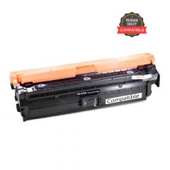 HP 650A (CE270A) Black Compatible Laserjet Toner Cartridge For HP Color LaserJet Enterprise CP5525dn, CP5525n, CP5525xh, M750dn, M750n, M750xh Printers